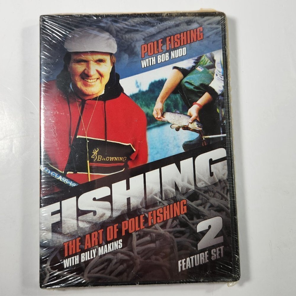Bob Nudd The Art of Pole Fishing DVD 2 Set with Billy Marks New Sealed 2006